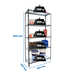 Rayonnage métallique léger sans vis 1800x800x300 - 5 niveaux Anthracite - SIMON RACK - 8425437097874