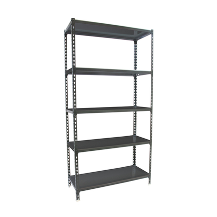 Rayonnage métallique léger sans vis 1800x900x300 - 5 niveaux Anthracite - SIMON RACK - 8425437097898