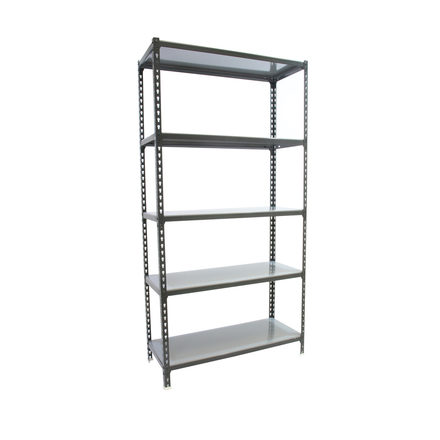 Rayonnage métallique léger sans vis 2000x1100x300 - 5 niveaux Anthracite - SIMON RACK - 8425437097959
