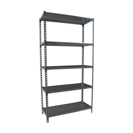 Rayonnage métallique léger sans vis 2000x1100x300 - 5 niveaux Anthracite - SIMON RACK - 8425437097966