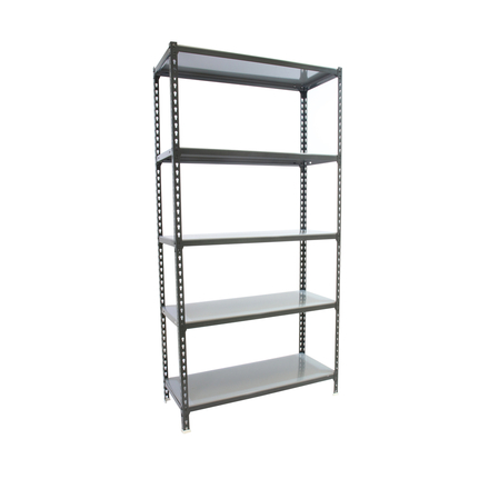 Rayonnage métallique léger sans vis 1800x800x400 - 5 niveaux Anthracite - SIMON RACK - 8425437097997