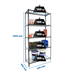 Rayonnage métallique léger sans vis 1800x800x400 - 5 niveaux Anthracite - SIMON RACK - 8425437097997