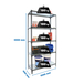 Rayonnage métallique léger sans vis 2000x1000x400 - 5 niveaux Anthracite - SIMON RACK - 8425437098055