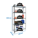 Rayonnage métallique léger sans vis 2000x1100x400 - 5 niveaux Anthracite - SIMON RACK - 8425437098086