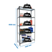 Rayonnage métallique léger sans vis 2000x1000x500 - 5 niveaux Anthracite - SIMON RACK - 8425437098147
