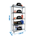 Rayonnage métallique léger sans vis 2000x1100x500 - 5 niveaux Anthracite - SIMON RACK - 8425437098178