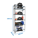 Rayonnage métallique léger sans vis 2500x1000x300 - 6 niveaux Anthracite/Blanc - SIMON RACK - 8425437098246