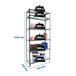 Rayonnage métallique léger sans vis 2500x800x400 - 6 niveaux Anthracite - SIMON RACK - 8425437098321