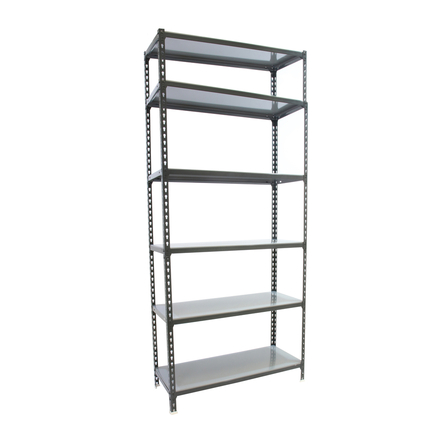 Rayonnage métallique léger sans vis 2500x800x500 - 6 niveaux Anthracite - SIMON RACK - 8425437098444