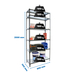 Rayonnage métallique léger sans vis 2500x800x500 - 6 niveaux Anthracite - SIMON RACK - 8425437098444