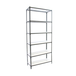 Rayonnage métallique léger sans vis 2500x1100x500 - 6 niveaux Anthracite/Blanc - SIMON RACK - 8425437098512