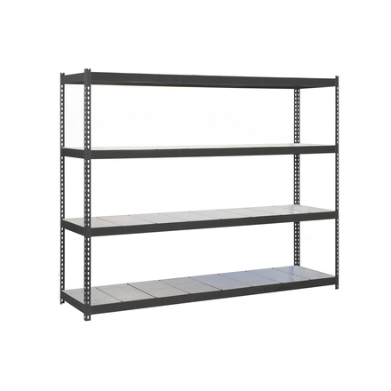 Étagère charge moyenne 500 à 600kg - 2000x1800x450 - 4 niveaux Anthracite - SIMON RACK - 8425437101632