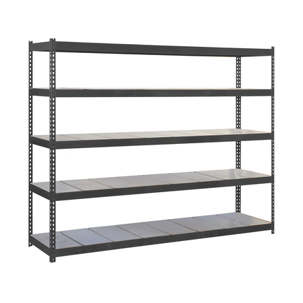Étagère charge moyenne 500 à 600kg - 2000x2100x900 - 5 niveaux Anthracite - SIMON RACK - 8425437101861