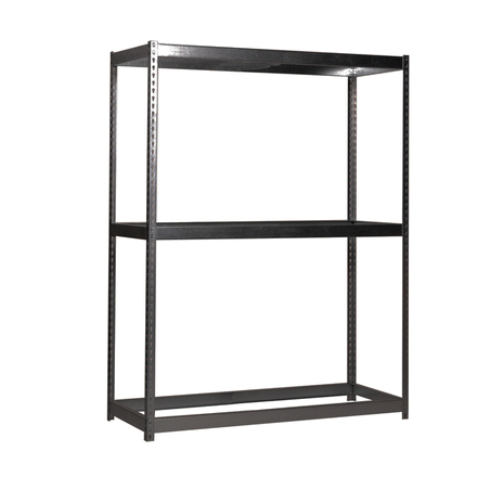 Étagère mobile charge moyenne 400kg - 2000x1200x450 - 3 niveaux Anthracite - SIMON RACK - 8425437102189