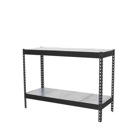 Étagère mobile charge moyenne 400kg - 900x1500x450 - 2 niveaux Anthracite - SIMON RACK - 8425437102998