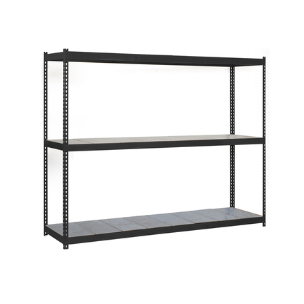 Étagère mobile charge moyenne 400kg - 1500x1200x600 - 3 niveaux Anthracite - SIMON RACK - 8425437103032