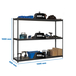 Étagère mobile charge moyenne 400kg - 1500x1200x600 - 3 niveaux Anthracite - SIMON RACK - 8425437103032