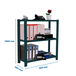 Rayonnage de bureau charge légère sans vis 1000x900x400 - 3 niveaux Anthracite - SIMON RACK - 8425437103391