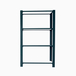 Rayonnage de bureau charge légère sans vis 1500x900x300 - 4 niveaux Anthracite/Blanc - SIMON RACK - 8425437103414