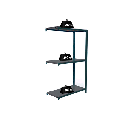 Rayonnage de bureau charge légère sans vis 1000x900x400 - 3 niveaux Anthracite - SIMON RACK - 8425437103575
