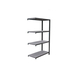 Rayonnage de bureau charge légère sans vis 1500x900x300 - 4 niveaux Anthracite - SIMON RACK - 8425437103612