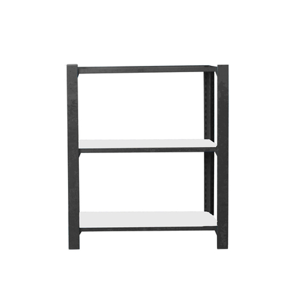 Rayonnage de bureau charge légère sans vis 1000x900x300 - 3 niveaux Anthracite/Blanc - SIMON RACK - 8425437103728