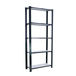 Rayonnage de bureau charge légère sans vis 2100x900x400 - 5 niveaux Anthracite/Blanc - SIMON RACK - 8425437103872