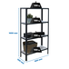 Rayonnage intérieur 1600x800x300 - 4 niveaux Blanc - SIMON RACK - 8425437104459