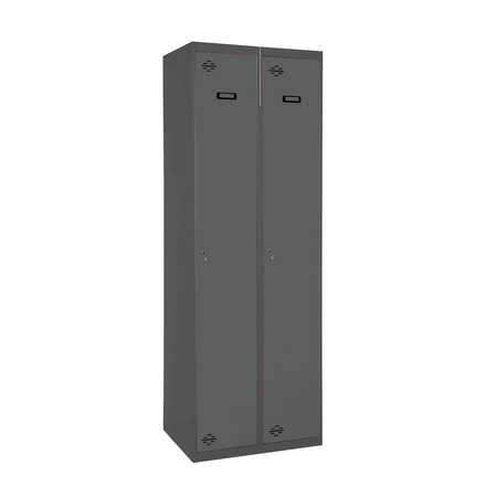Vestiaire métallique monté 1800x1000x500 - 1 niveau Anthracite - SIMON RACK - 8425437104947