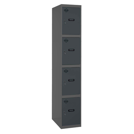 Vestiaire métallique 1800x300x500 - Anthracite - SIMON RACK - 8425437105159
