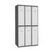 Vestiaire métallique monté 1800x900x500 - Anthracite/Bleu - SIMON RACK - 8425437105418