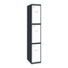 Vestiaire métallique monté 1800x400x500 - Anthracite/Bleu - SIMON RACK - 8425437105500