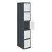 Vestiaire métallique monté 1800x300x500 - Anthracite/Bleu - SIMON RACK - 8425437105609