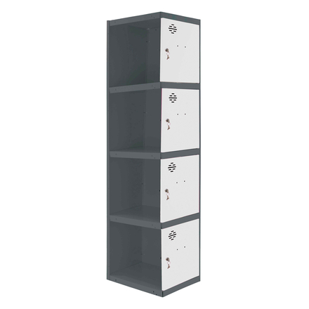 Vestiaire métallique 1800x300x500 - Anthracite/Bleu - SIMON RACK - 8425437105937