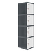 Vestiaire métallique 1800x300x500 - Anthracite/Bleu - SIMON RACK - 8425437105937