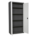 Vestiaire métallique 1800x600x400 - 4 niveaux Anthracite/Bleu - SIMON RACK - 8425437106040