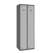 Vestiaire métallique monté 1800x600x500 - 1 niveau Anthracite/Gris - SIMON RACK - 8425437106101