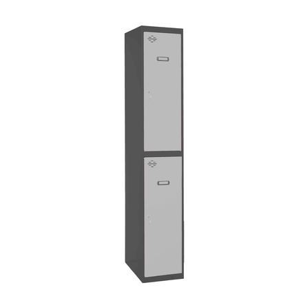 Vestiaire métallique monté 1800x400x500 - Anthracite/Gris - SIMON RACK - 8425437106200