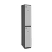 Vestiaire métallique monté 1800x400x500 - Anthracite/Gris - SIMON RACK - 8425437106200
