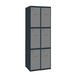 Vestiaire métallique monté 1800x800x500 - Anthracite/Gris - SIMON RACK - 8425437106286