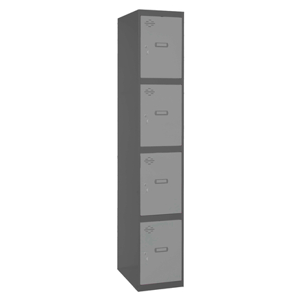 Vestiaire métallique 1800x400x500 - Anthracite/Gris - SIMON RACK - 8425437106712