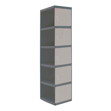 Vestiaire métallique 1800x300x500 - Anthracite/Gris - SIMON RACK - 8425437106743