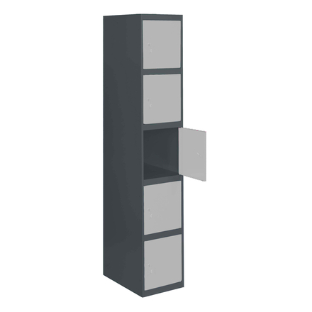 Vestiaire métallique 1800x400x500 - Anthracite/Gris - SIMON RACK - 8425437106750