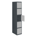 Vestiaire métallique 1800x400x500 - Anthracite/Gris - SIMON RACK - 8425437106750