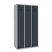 Vestiaire métallique monté 1800x1200x500 - 1 niveau Gris/Anthracite - SIMON RACK - 8425437106927