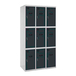 Vestiaire métallique monté 1800x900x500 - Gris/Anthracite - SIMON RACK - 8425437107023
