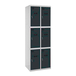 Vestiaire métallique monté 1800x800x500 - Gris/Anthracite - SIMON RACK - 8425437107054