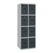 Vestiaire métallique monté 1800x800x500 - Gris/Anthracite - SIMON RACK - 8425437107122