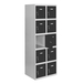 Vestiaire métallique monté 1800x800x500 - Anthracite - SIMON RACK - 8425437107191