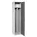 Vestiaire métallique monté 1800x400x500 - 1 niveau Gris/Anthracite - SIMON RACK - 8425437107214